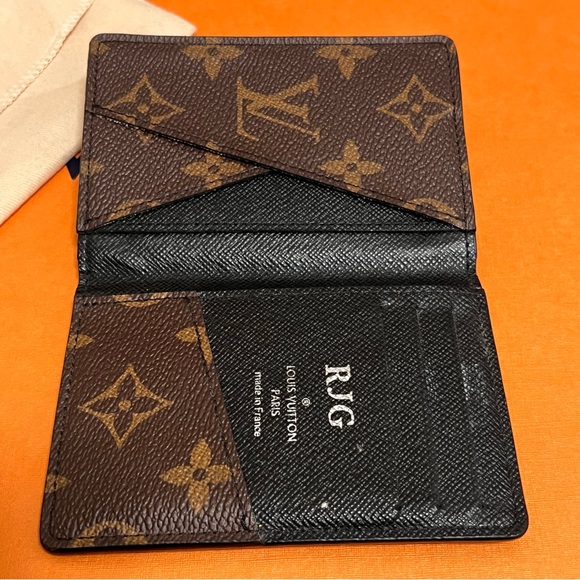 Men’s Louis Vuitton Pocket Organizer Monogram Macassar Canvas - Picture 5 of 12